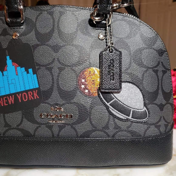 Coach Space  Patched Bag - Picture 9 of 13